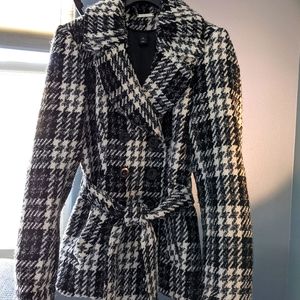 White House Black Market Tweed Coat